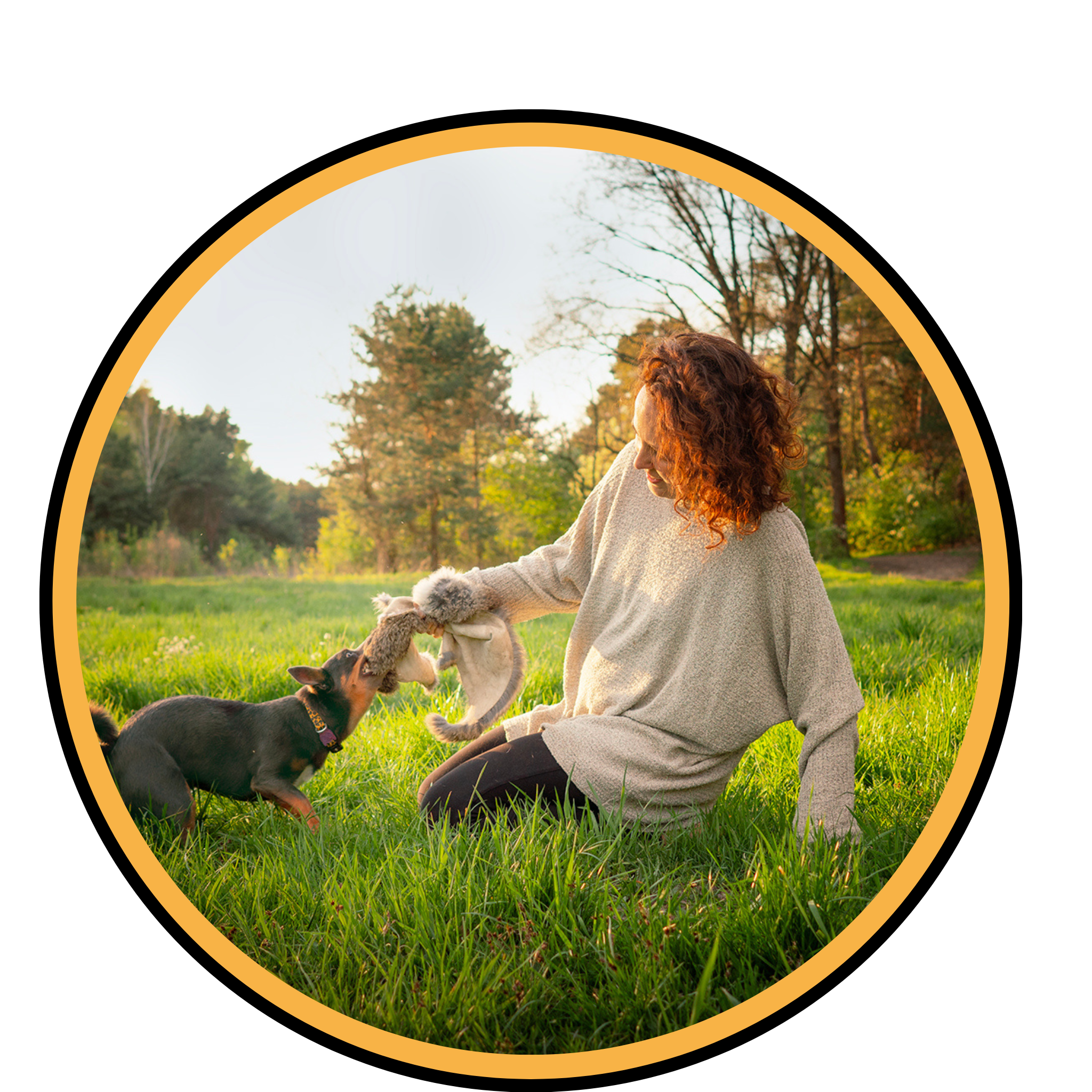 Trening z psem online lub na żywo 60 minut. (Sztuczki/motywacja/sport).